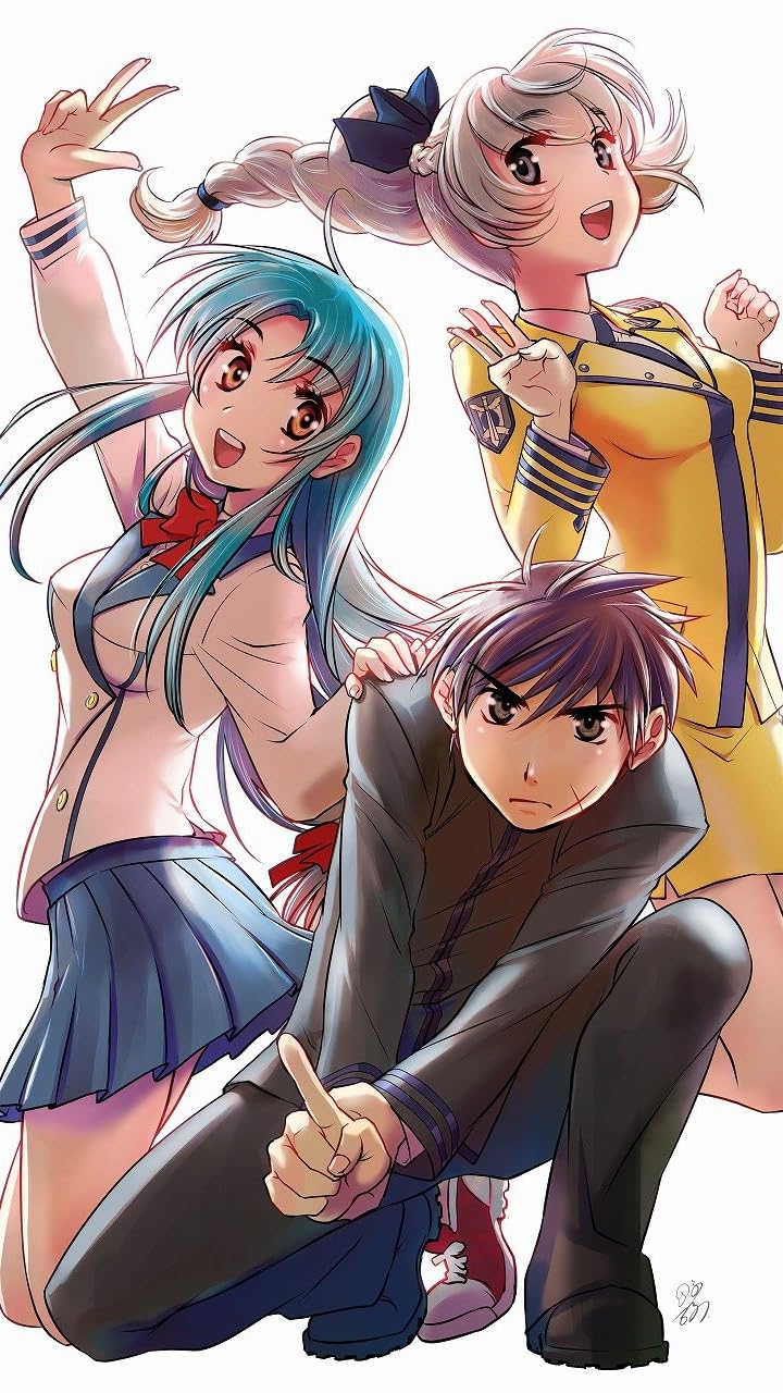 フルメタル・パニック! HD(720×1280)壁紙 千鳥かなめ,相良宗介,テレサ